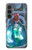 S3912 Cute Little Mermaid Aqua Spa Case For Samsung Galaxy S23 FE