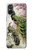 S2773 Peacock Chinese Brush Painting Case For Sony Xperia 5 V