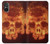 S3881 Fire Skull Case For Sony Xperia 5 V