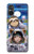 S3915 Raccoon Girl Baby Sloth Astronaut Suit Case For Sony Xperia 5 V