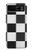 S2492 Black and White Check Case For Motorola Razr 40