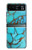 S2685 Aqua Turquoise Gemstone Graphic Printed Case For Motorola Razr 40