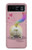 S3923 Cat Bottom Rainbow Tail Case For Motorola Razr 40