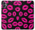 S2933 Pink Lips Kisses on Black Case For Samsung Galaxy A05 S2933 Pink Lips Kisses on Black Case For Samsung Galaxy A05