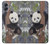 S3793 Cute Baby Panda Snow Painting Case For Samsung Galaxy A05