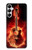 S0415 Fire Guitar Burn Case For Samsung Galaxy A05s