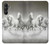S0933 White Horses Case For Samsung Galaxy A05s