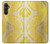 S2713 Yellow Snake Skin Graphic Printed Case For Samsung Galaxy A05s