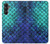 S3047 Green Mermaid Fish Scale Case For Samsung Galaxy A05s