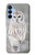 S1566 Snowy Owl White Owl Case For Samsung Galaxy A15 5G