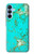 S2377 Turquoise Gemstone Texture Graphic Printed Case For Samsung Galaxy A15 5G