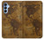 S2861 Antique World Map Case For Samsung Galaxy A15 5G