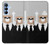 S3557 Bear in Black Suit Case For Samsung Galaxy A15 5G