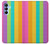 S3678 Colorful Rainbow Vertical Case For Samsung Galaxy A15 5G