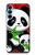 S3929 Cute Panda Eating Bamboo Case For Samsung Galaxy A15 5G