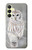 S1566 Snowy Owl White Owl Case For Samsung Galaxy A25 5G