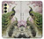 S2773 Peacock Chinese Brush Painting Case For Samsung Galaxy A25 5G