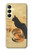 S3229 Vintage Cat Poster Case For Samsung Galaxy A25 5G