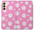 S3500 Pink Floral Pattern Case For Samsung Galaxy A25 5G