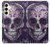 S3582 Purple Sugar Skull Case For Samsung Galaxy A25 5G