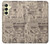 S3819 Retro Vintage Paper Case For Samsung Galaxy A25 5G
