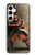 S0796 Japan Red Samurai Case For Samsung Galaxy A35 5G