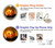 S1083 Pumpkin Spider Candles Halloween Case For Samsung Galaxy A35 5G