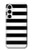 S1596 Black and White Striped Case For Samsung Galaxy A35 5G