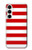 S2364 Red and White Striped Case For Samsung Galaxy A35 5G