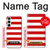 S2364 Red and White Striped Case For Samsung Galaxy A35 5G