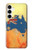 S2494 Australia Flag Map Rock Texture Case For Samsung Galaxy A35 5G