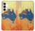 S2494 Australia Flag Map Rock Texture Case For Samsung Galaxy A35 5G