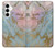 S3717 Rose Gold Blue Pastel Marble Graphic Printed Case For Samsung Galaxy A35 5G