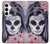 S3821 Sugar Skull Steam Punk Girl Gothic Case For Samsung Galaxy A35 5G