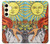 S0565 Tarot Sun Case For Samsung Galaxy S24 S0565 Tarot Sun Case For Samsung Galaxy S24