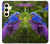 S1565 Bluebird of Happiness Blue Bird Case For Samsung Galaxy S24
