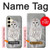 S1566 Snowy Owl White Owl Case For Samsung Galaxy S24