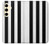 S2297 Black and White Vertical Stripes Case For Samsung Galaxy S24