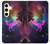 S2486 Rainbow Unicorn Nebula Space Case For Samsung Galaxy S24