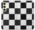 S2492 Black and White Check Case For Samsung Galaxy S24