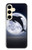 S3510 Dolphin Moon Night Case For Samsung Galaxy S24