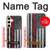 S3687 Firefighter Thin Red Line American Flag Case For Samsung Galaxy S24