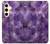 S3713 Purple Quartz Amethyst Graphic Printed Case For Samsung Galaxy S24