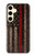 S3804 Fire Fighter Metal Red Line Flag Graphic Case For Samsung Galaxy S24 S3804 Fire Fighter Metal Red Line Flag Graphic Case For Samsung Galaxy S24