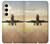 S3837 Airplane Take off Sunrise Case For Samsung Galaxy S24 S3837 Airplane Take off Sunrise Case For Samsung Galaxy S24