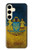 S3858 Ukraine Vintage Flag Case For Samsung Galaxy S24