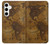 S2861 Antique World Map Case For Samsung Galaxy S24 Plus