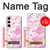 S3036 Pink Sweet Flower Flora Case For Samsung Galaxy S24 Plus