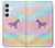 S3203 Rainbow Unicorn Case For Samsung Galaxy S24 Plus
