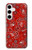 S3354 Red Classic Bandana Case For Samsung Galaxy S24 Plus